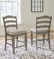 Lodenbay Antique Gray Counter Height Barstool, Set of 2 - D751-124 - Vega Furniture