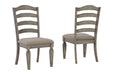 Lodenbay Antique Gray Dining Chair, Set of 2 - D751-01 - Vega Furniture