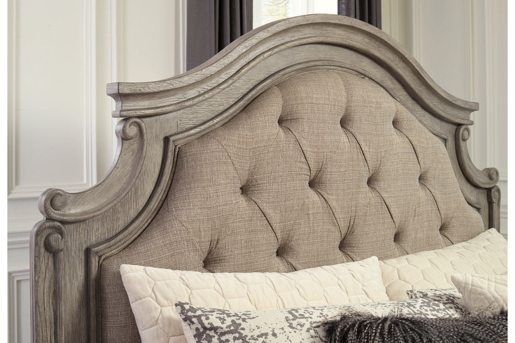 Lodenbay Antique Gray King Panel Bed - SET | B751-56 | B751-58 | B751-97 - Vega Furniture