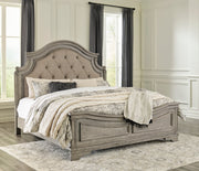 Lodenbay Antique Gray Queen Panel Bed - SET | B751-54 | B751-57 | B751-96 - Vega Furniture