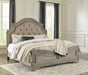 Lodenbay Antique Gray Queen Panel Bed - SET | B751-54 | B751-57 | B751-96 - Vega Furniture
