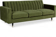 Lola Green Velvet Sofa - 619Olive-S - Vega Furniture