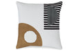 Longsum Black/White/Honey Pillow - A1000927P - Vega Furniture