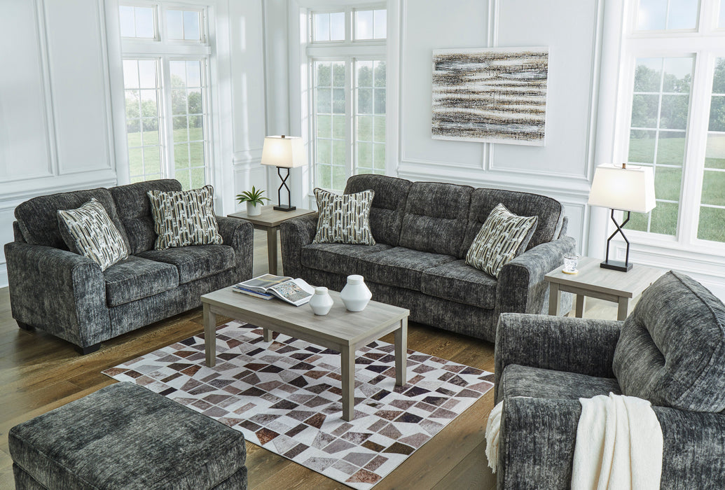 Lonoke Gunmetal Living Room Set - SET | 5050438 | 5050435 - Vega Furniture