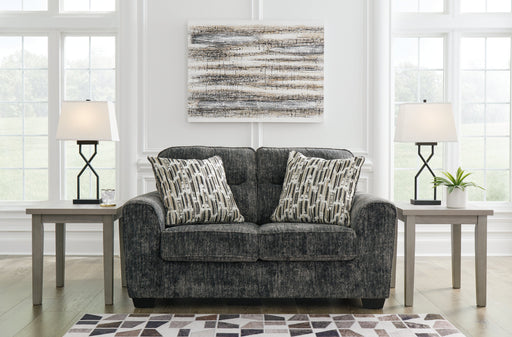 Lonoke Gunmetal Loveseat - 5050435 - Vega Furniture