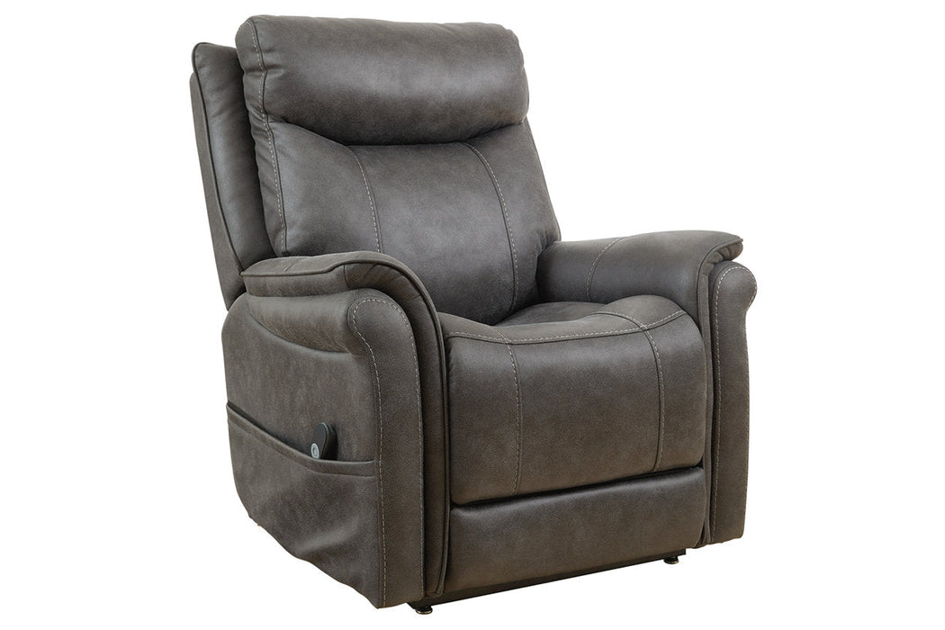 Lorreze Steel Power Lift Recliner - 8530512 - Vega Furniture