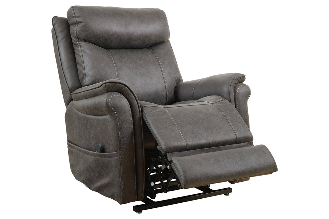 Lorreze Steel Power Lift Recliner - 8530512 - Vega Furniture