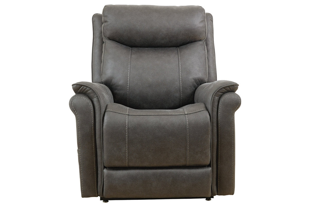 Lorreze Steel Power Lift Recliner - 8530512 - Vega Furniture