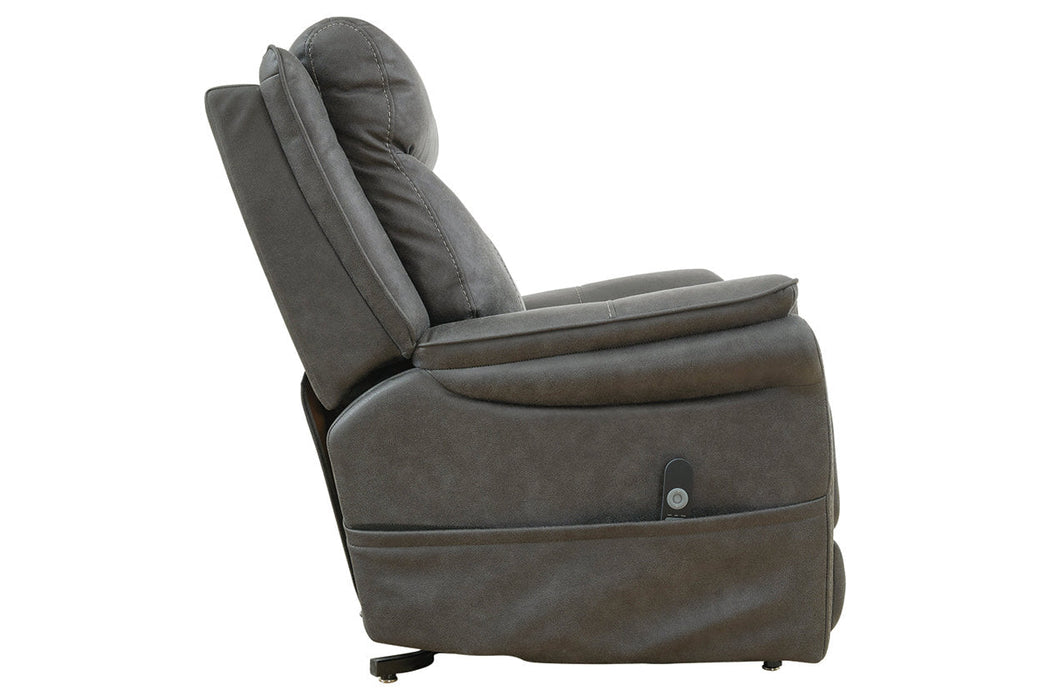 Lorreze Steel Power Lift Recliner - 8530512 - Vega Furniture