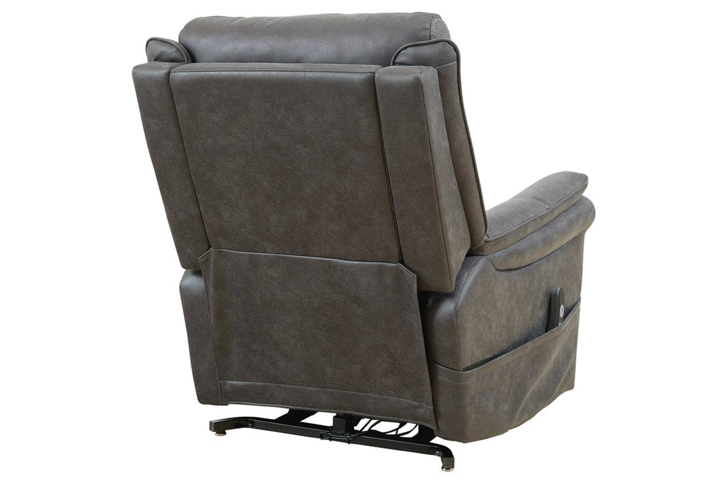 Lorreze Steel Power Lift Recliner - 8530512 - Vega Furniture