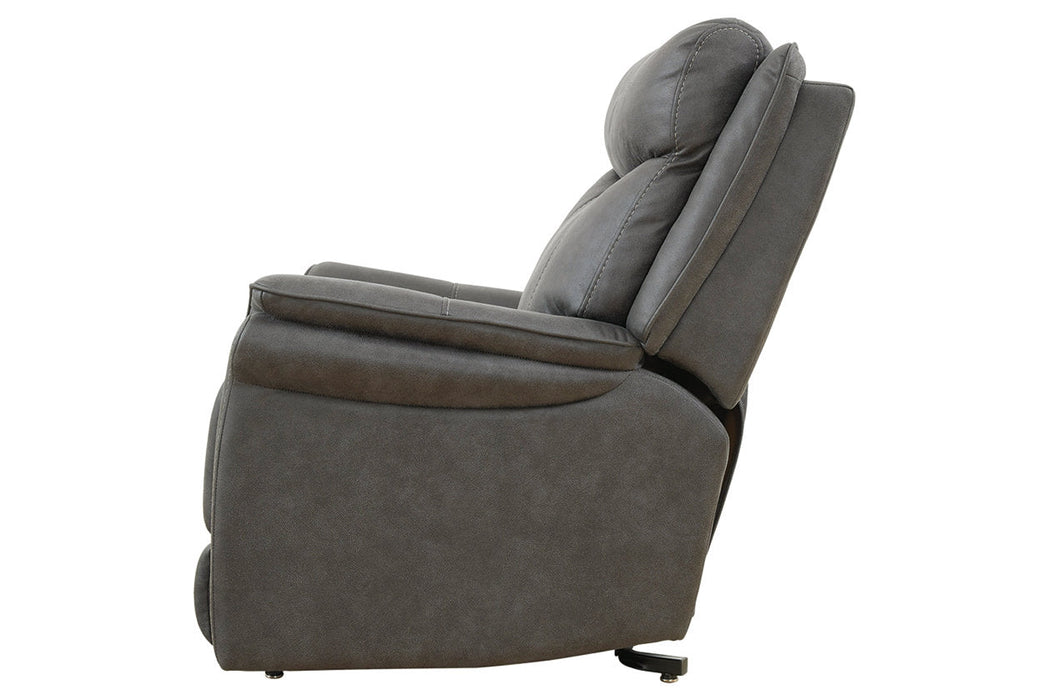 Lorreze Steel Power Lift Recliner - 8530512 - Vega Furniture