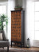 Lovegood Rich Brown/Black 2-Door Accent Cabinet - 950731 - Vega Furniture