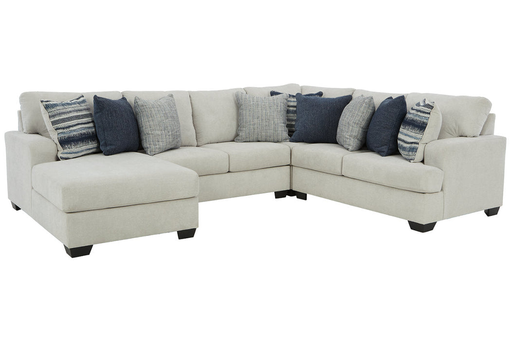 Lowder Stone 4-Piece LAF Sectional - SET | 1361116 | 1361134 | 1361156 | 1361177 - Vega Furniture