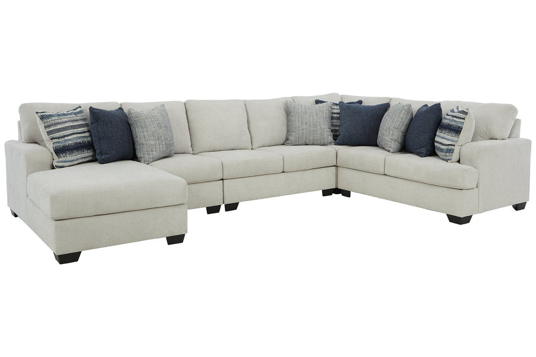 Lowder Stone 5-Piece LAF Sectional - SET | 1361116 | 1361134 | 1361156 | 1361177 | 1361146 | 1361108 - Vega Furniture