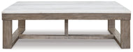 Loyaska Brown/Ivory Coffee Table - T789-1 - Vega Furniture