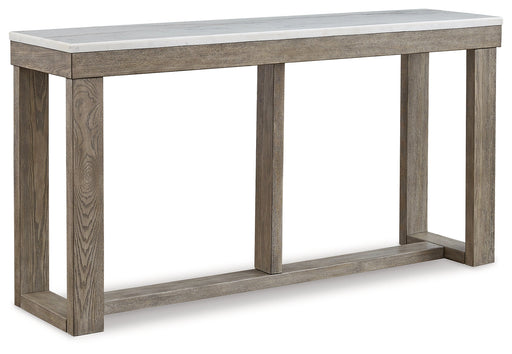 Loyaska Brown/Ivory Sofa Table - T789-4 - Vega Furniture