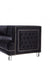 Lucas Black Velvet Sofa - 609BL-S - Vega Furniture