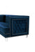 Lucas Blue Velvet Sofa - 609Navy-S - Vega Furniture