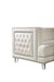 Lucas Cream Velvet Sofa - 609Cream-S - Vega Furniture