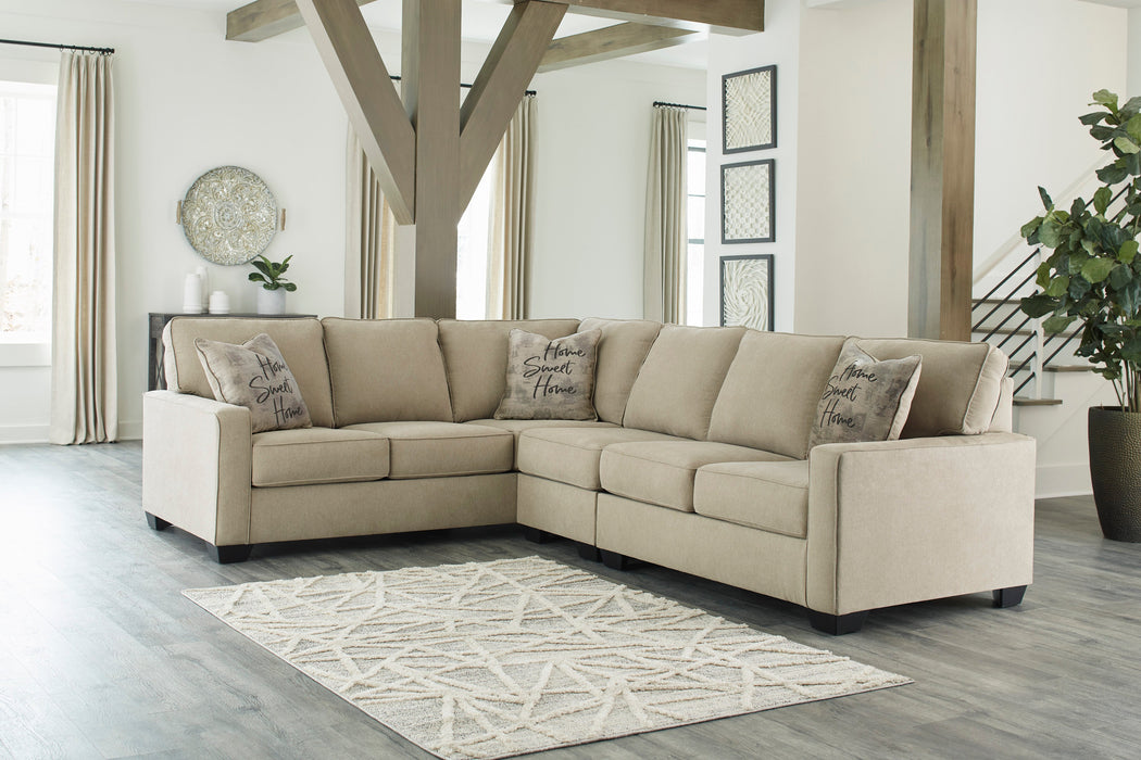 Lucina Quartz 3-Piece LAF Sectional - SET | 5900656 | 5900666 | 5900646 - Vega Furniture