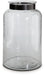 Lukasvale Clear/Pewter Finish Vase - A2000586 - Vega Furniture