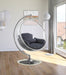 Luna Grey Acrylic Swing Bubble Accent Chair - 507Grey - Vega Furniture