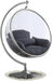 Luna Grey Acrylic Swing Bubble Accent Chair - 507Grey - Vega Furniture