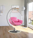 Luna Pink Acrylic Swing Bubble Accent Chair - 507Pink - Vega Furniture