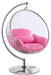 Luna Pink Acrylic Swing Bubble Accent Chair - 507Pink - Vega Furniture