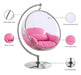 Luna Pink Acrylic Swing Bubble Accent Chair - 507Pink - Vega Furniture