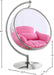 Luna Pink Acrylic Swing Bubble Accent Chair - 507Pink - Vega Furniture