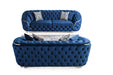 Lupino Blue Velvet Living Room Set - LUPINOBLUE-SL - Vega Furniture