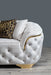 Lupino Ivory Velvet Living Room Set - LUPINOIVORY-SL - Vega Furniture