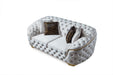 Lupino Ivory Velvet Loveseat - LUPINOIVORY-L - Vega Furniture