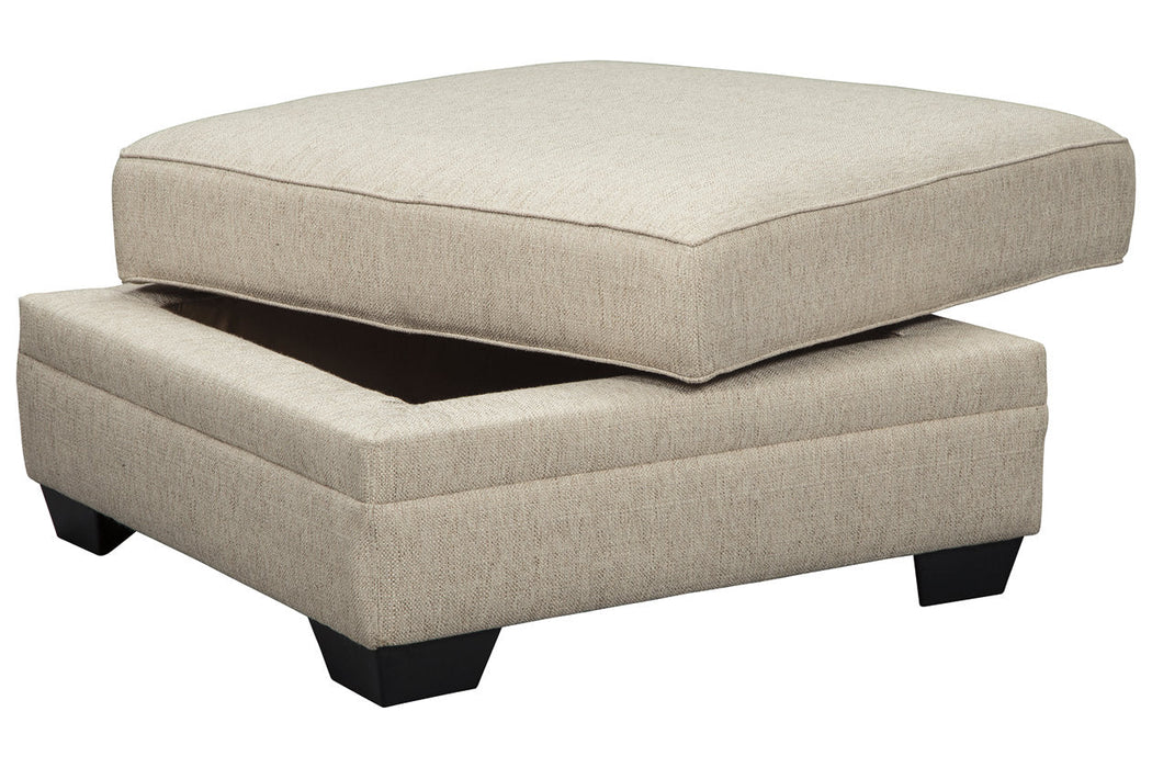 Luxora Bisque Ottoman With Storage - 5252111 - Vega Furniture