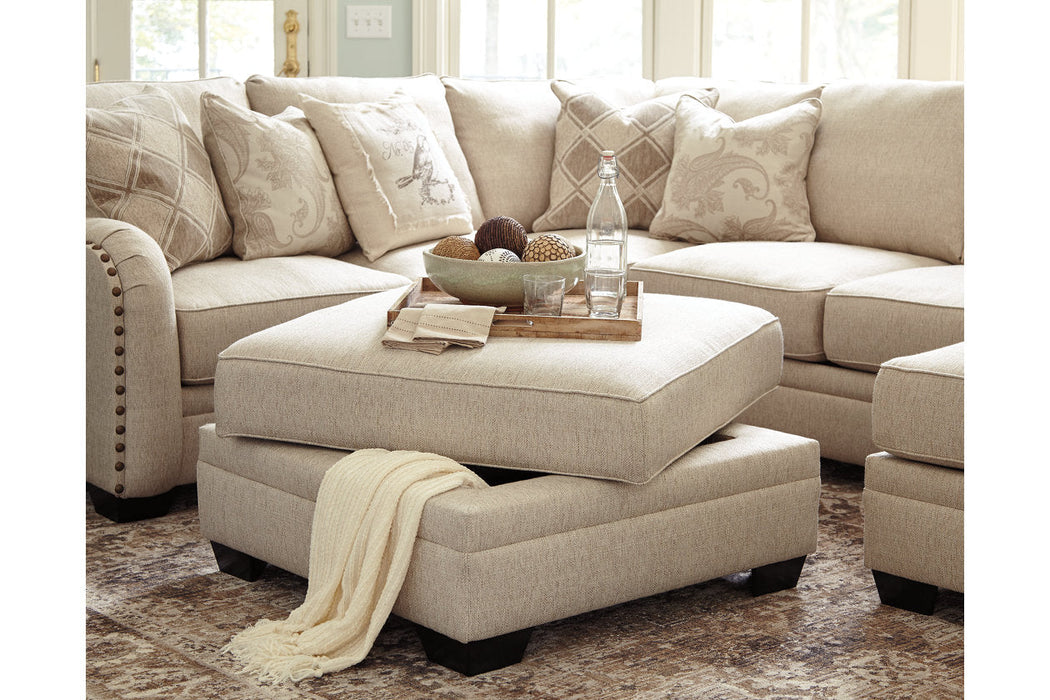 Luxora Bisque Ottoman With Storage - 5252111 - Vega Furniture