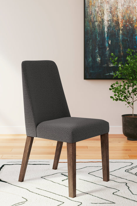 Lyncott Charcoal/Brown Dining Chair, Set of 2 - D615-02 - Vega Furniture