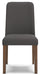 Lyncott Charcoal/Brown Dining Chair, Set of 2 - D615-02 - Vega Furniture