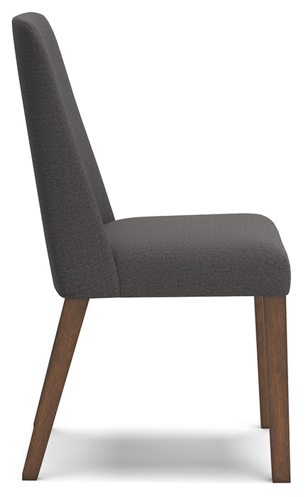 Lyncott Charcoal/Brown Dining Chair, Set of 2 - D615-02 - Vega Furniture