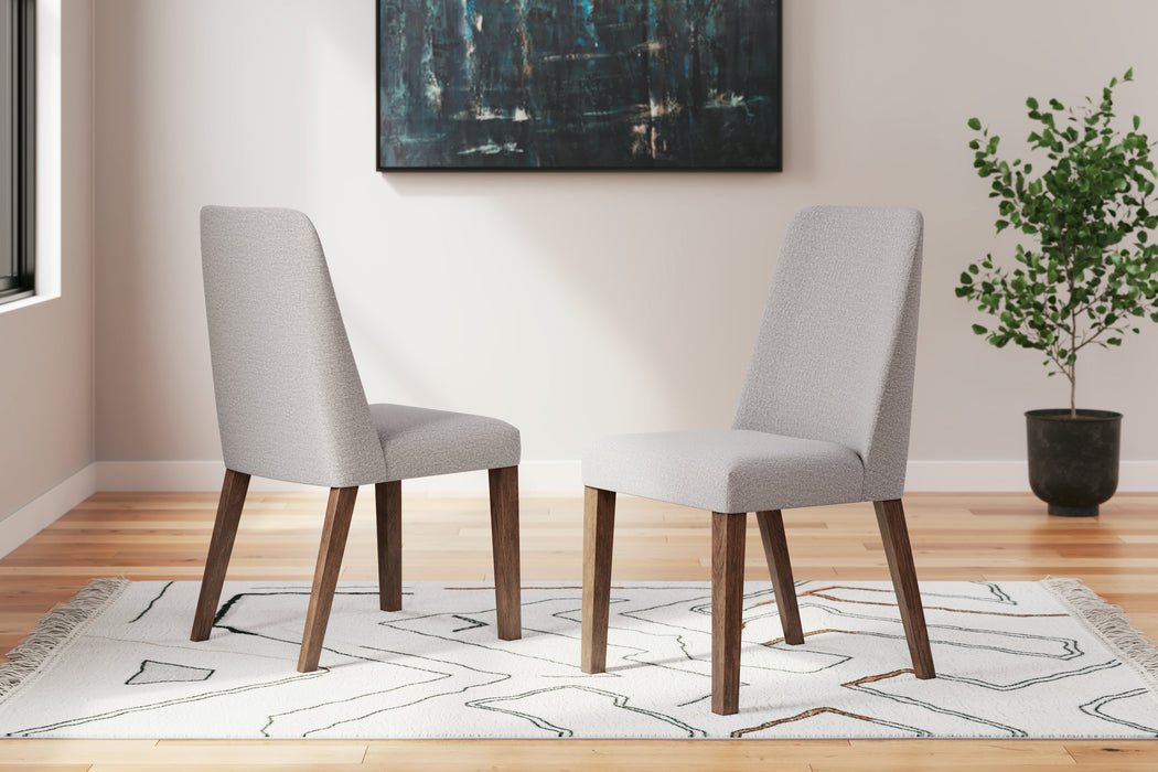 Lyncott Gray/Brown Dining Chair, Set of 2 - D615-01 - Vega Furniture