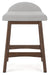 Lyncott Light Gray/Brown Counter Height Barstool, Set of 2 - D615-124 - Vega Furniture