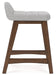 Lyncott Light Gray/Brown Counter Height Barstool, Set of 2 - D615-124 - Vega Furniture