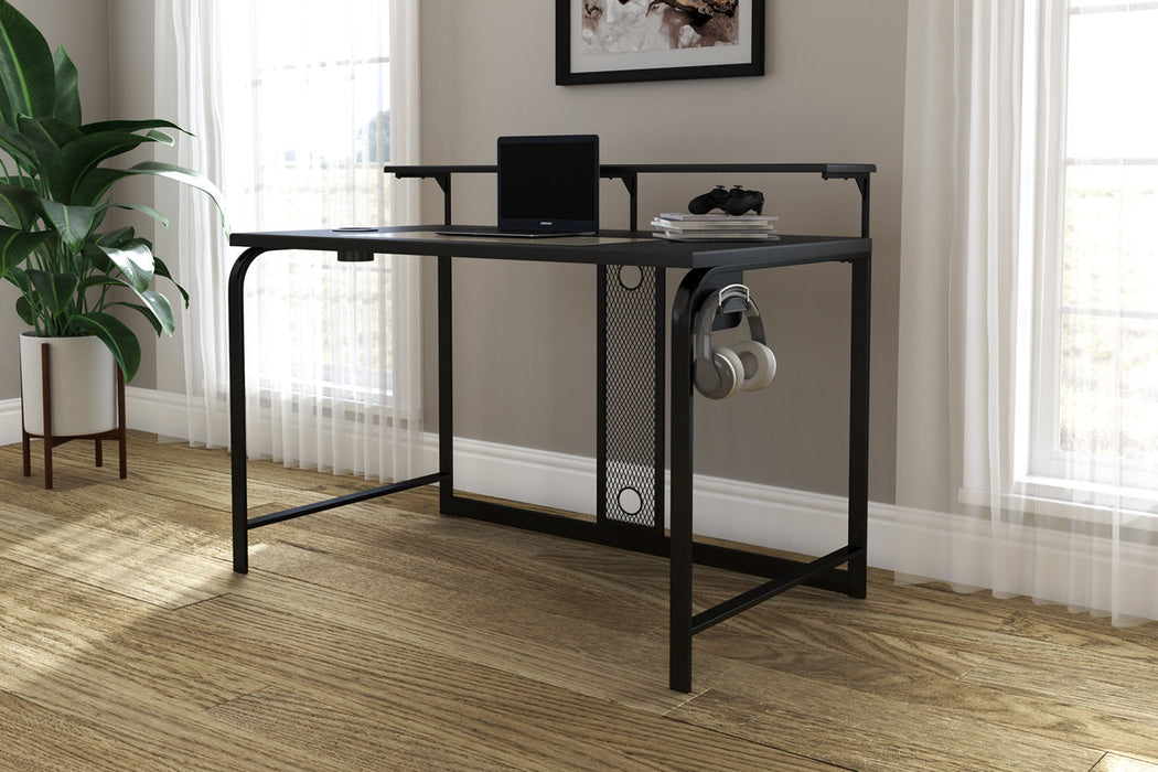 Lynxtyn Black 48" Home Office Desk - H400-110 - Vega Furniture