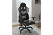 Lynxtyn Black/Gray Home Office Desk Chair - H400-09A - Vega Furniture