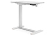 Lynxtyn Taupe/White Adjustable Height Home Office Side Desk - H400-212 - Vega Furniture