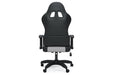 Lynxtyn White/Gray Home Office Desk Chair - H400-08A - Vega Furniture