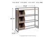 Maccenet Grayish Brown/Gunmetal Shoe Rack - Z1510473 - Vega Furniture