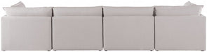 Mackenzie Beige Linen Textured 160" Modular Sofa - 688Beige-S160B - Vega Furniture