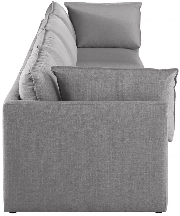 Mackenzie Grey Linen Textured 160" Modular Sofa - 688Grey-S160B - Vega Furniture