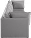 Mackenzie Grey Linen Textured 160" Modular Sofa - 688Grey-S160B - Vega Furniture